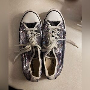 Limited Edition Sequin Converse 9.5